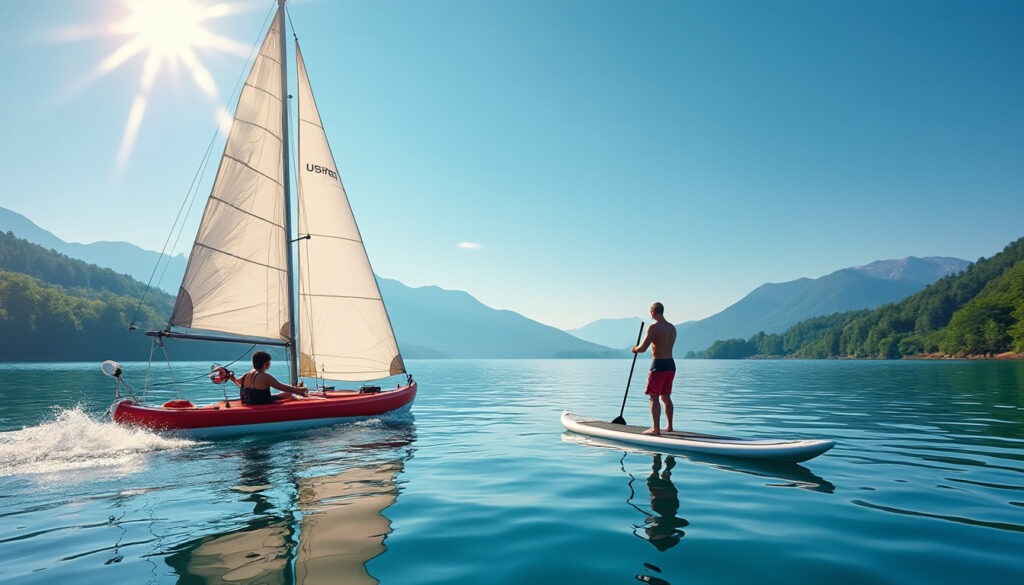 découvrez nos activités nautiques : voile, kayak et paddle pour profiter pleinement de l'eau et de la nature. idéal pour tous les âges et niveaux, venez vivre des aventures aquatiques inoubliables.