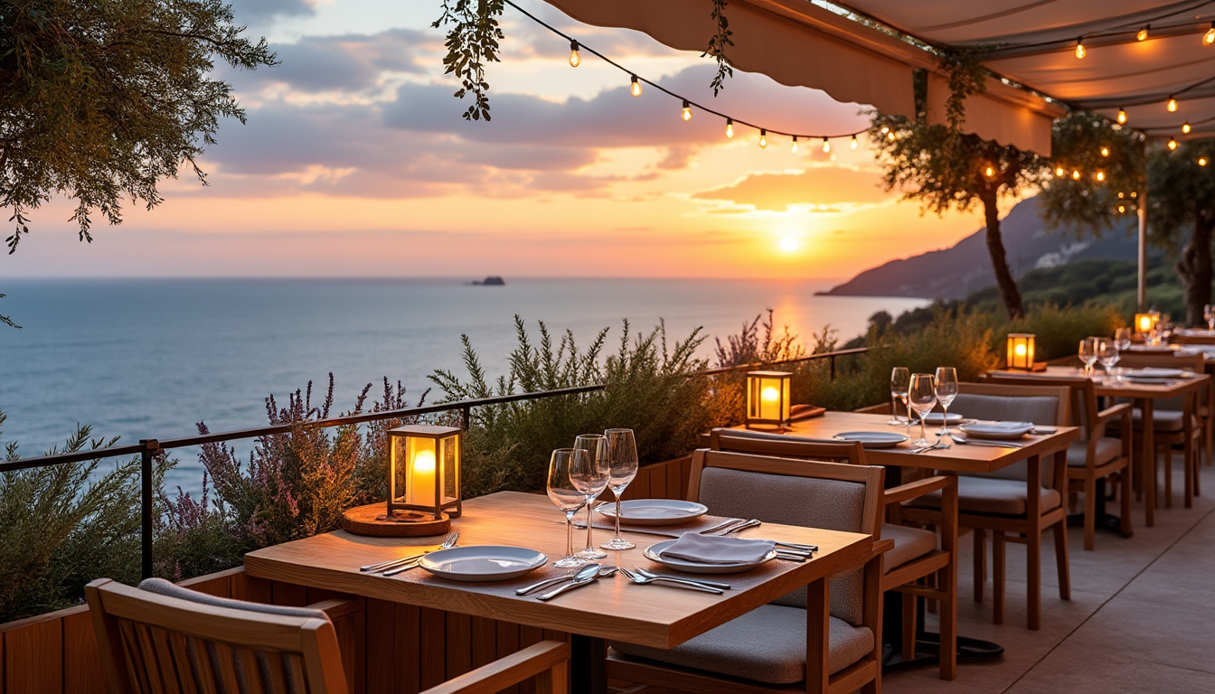découvrez notre sélection exclusive de tables avec vue sur la mer pour des repas inoubliables dans un cadre idyllique.