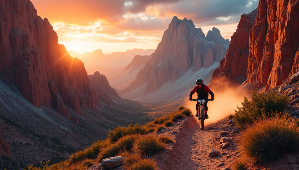 découvrez les meilleures expériences de vtt et de trail dans le massif rouge, un terrain idéal pour les amateurs de sports en plein air et de paysages naturels époustouflants.