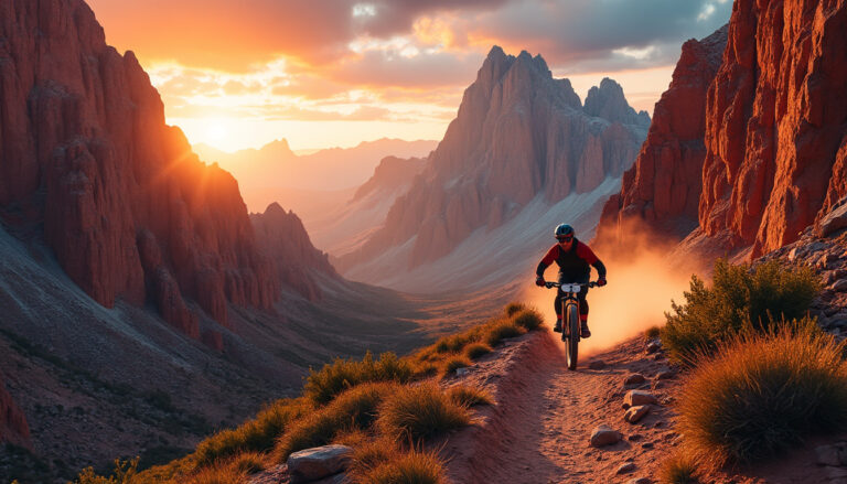VTT et trail dans le massif rouge