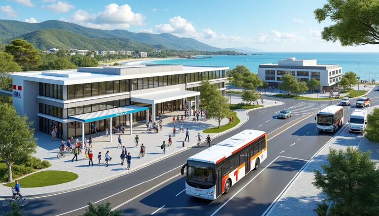Vie pratique : transports, écoles, santé sur le littoral
