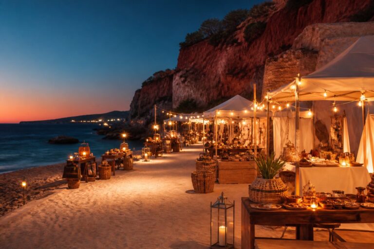 Découvrez l&rsquo;effervescence du marché nocturne de Fréjus-Plage